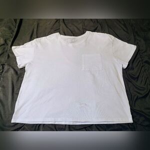 Time and Tru Classic White Tee,Size XL,20